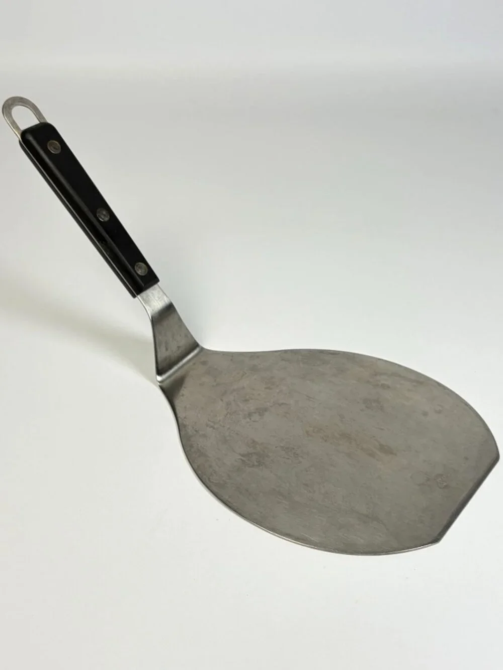 Norpro 18/10 Stainless Steel Wide Spatula Pancake Flipper Riveted Black Handle